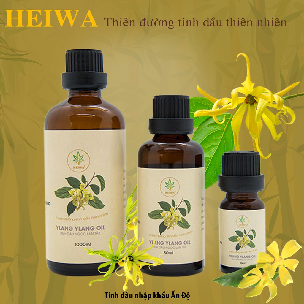[CHAI LỚN GIẢM GIÁ] Tinh dầu Ngọc Lan Tây 50ML thương hiệu HEIWA nhập khẩu Ấn Độ có giấy kiểm định,treo xe, khử mùi tốt