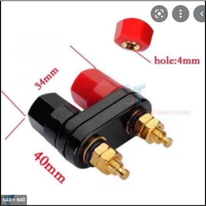 Bộ 2 trạm cọc loa vặn chân ngắn