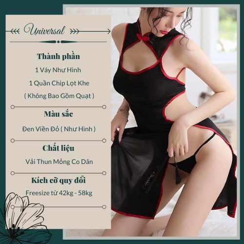 Đồ Cosplay Sườn Xám - Bộ Đồ Cosplay Sườn Xám Hở Lưng Sexy Gợi Cảm - Set Sườn Xám UNIVERSALXXX - DCP38 | BigBuy360 - bigbuy360.vn