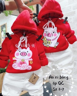 Nỉ bông heo thần tài