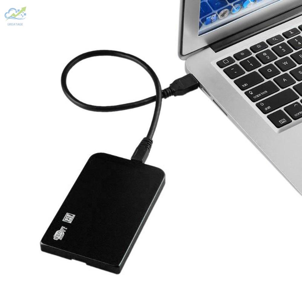 Ổ Cứng Ngoài 2.5in Usb3.0 Sata Ssd Hdd 5gbps 3tb Usb3.0 Sata Màu Bạc