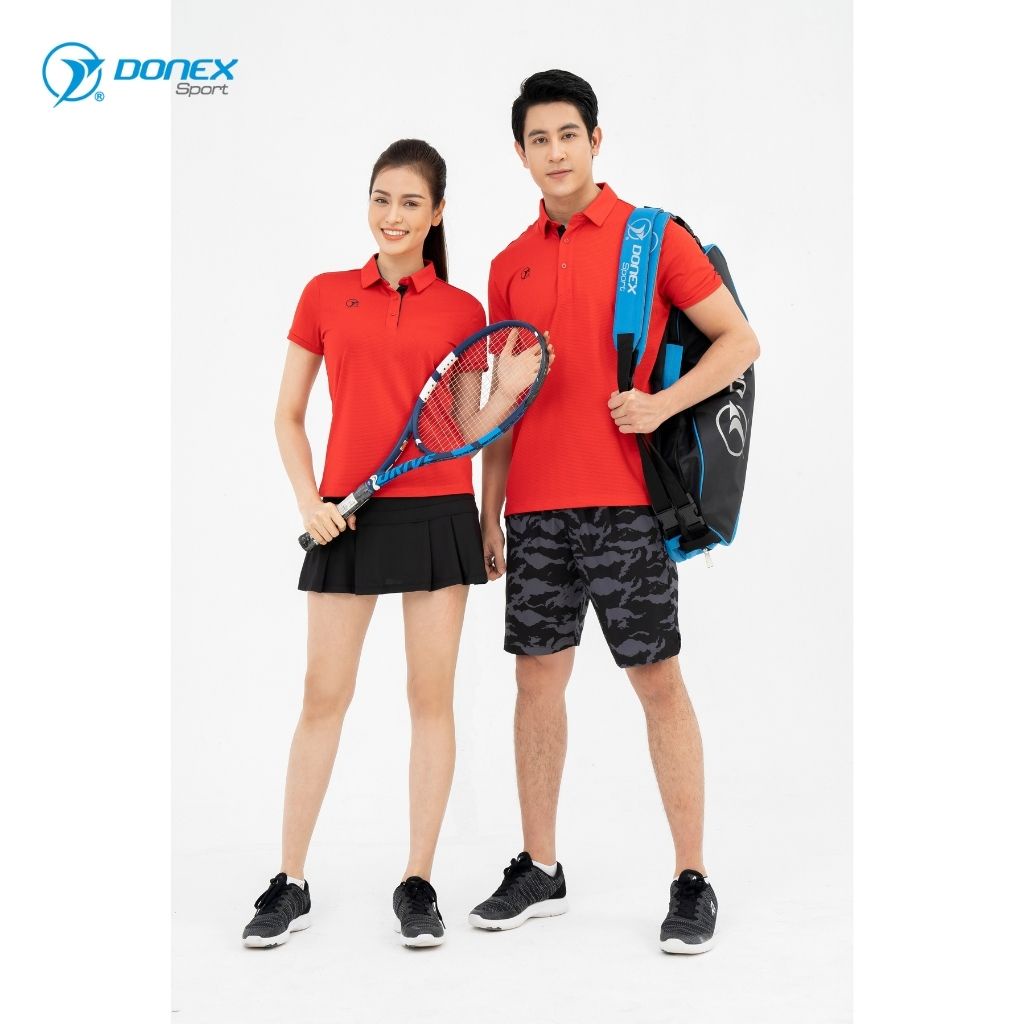 Áo Thể Thao Nữ Tennis Tay Ngắn DONEXPRO Màu Sắc Nổi Bật, Kiểu Dáng Trẻ Trung Phù Hợp Nhiều Hoạt Động AC-3686