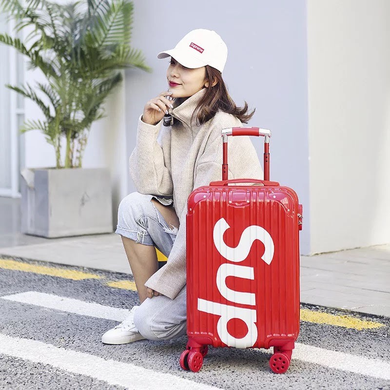 Vali thời trang in chữ sup xách tay size 20