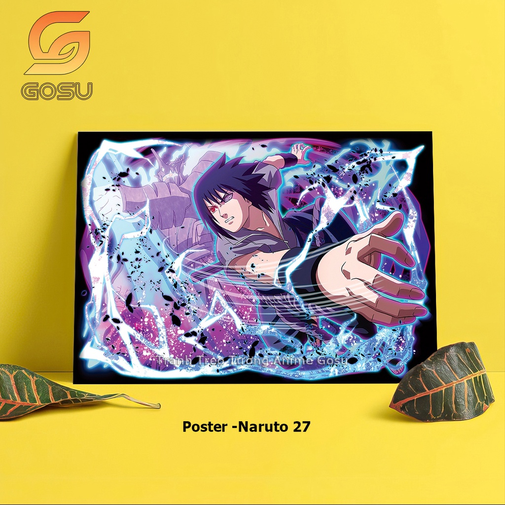 Poster Dán Tường Anime Chủ Đề Naruto - Poster tranh Naruto Cực Ngầu Decor Góc Làm Việc Tranh Anime Kích thước A3