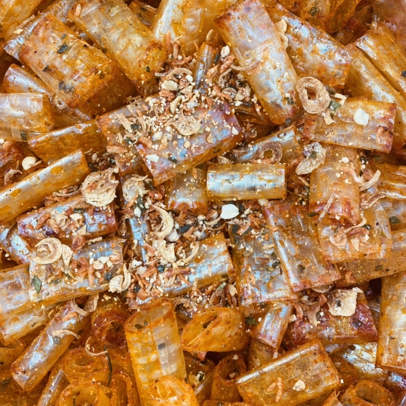 Bánh Tráng Cuộn Tôm Hành ÔNG BỐN - Bánh Không Cay, Vị Đậm Đà