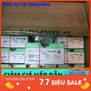 Chỉ khâu phẫu thuật dafilon 6/0 hộp 36 sợi