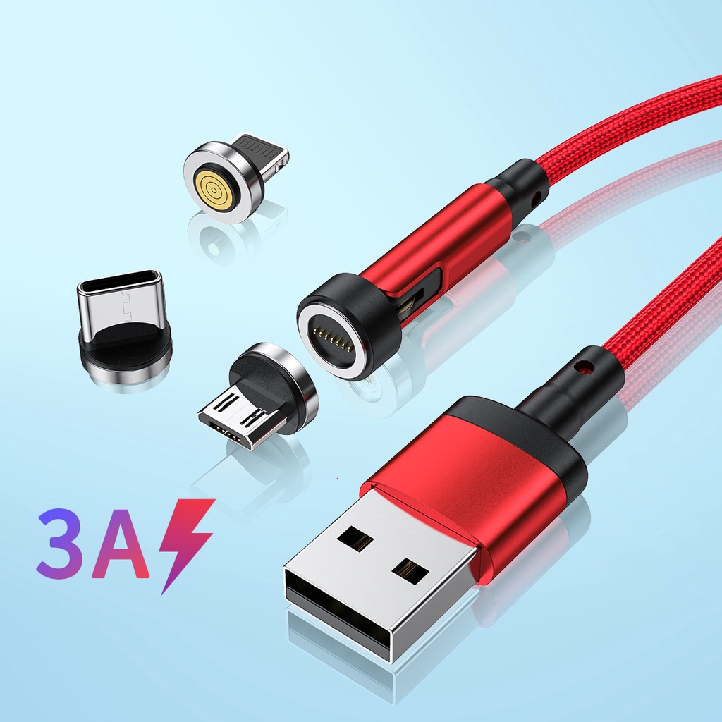 Cáp Sạc Nhanh Suntaiho 3A Có Đèn LED Cổng Type C/Android Micro USB Cho Điện Thoại IOS/Android
