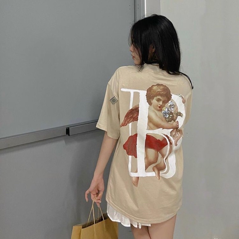 Áo Tay Ngắn BOBUI ANGEL B BOBUI LOGO TEE/ BONE WHITE