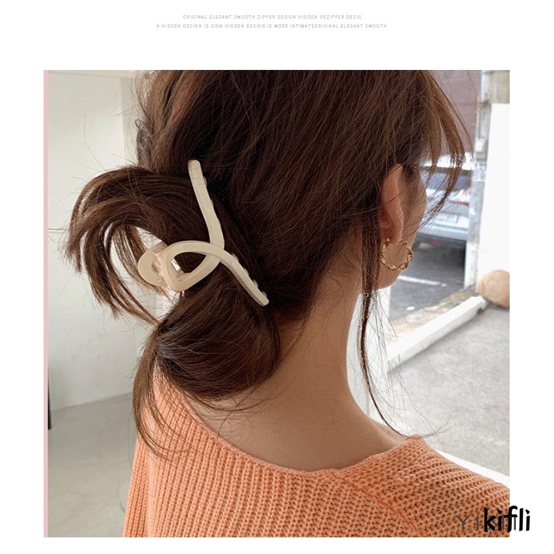 Kẹp Tóc Kiểu Dáng Đơn Giản Thời Trang Phong Cách Hàn Quốc Cho Nữ