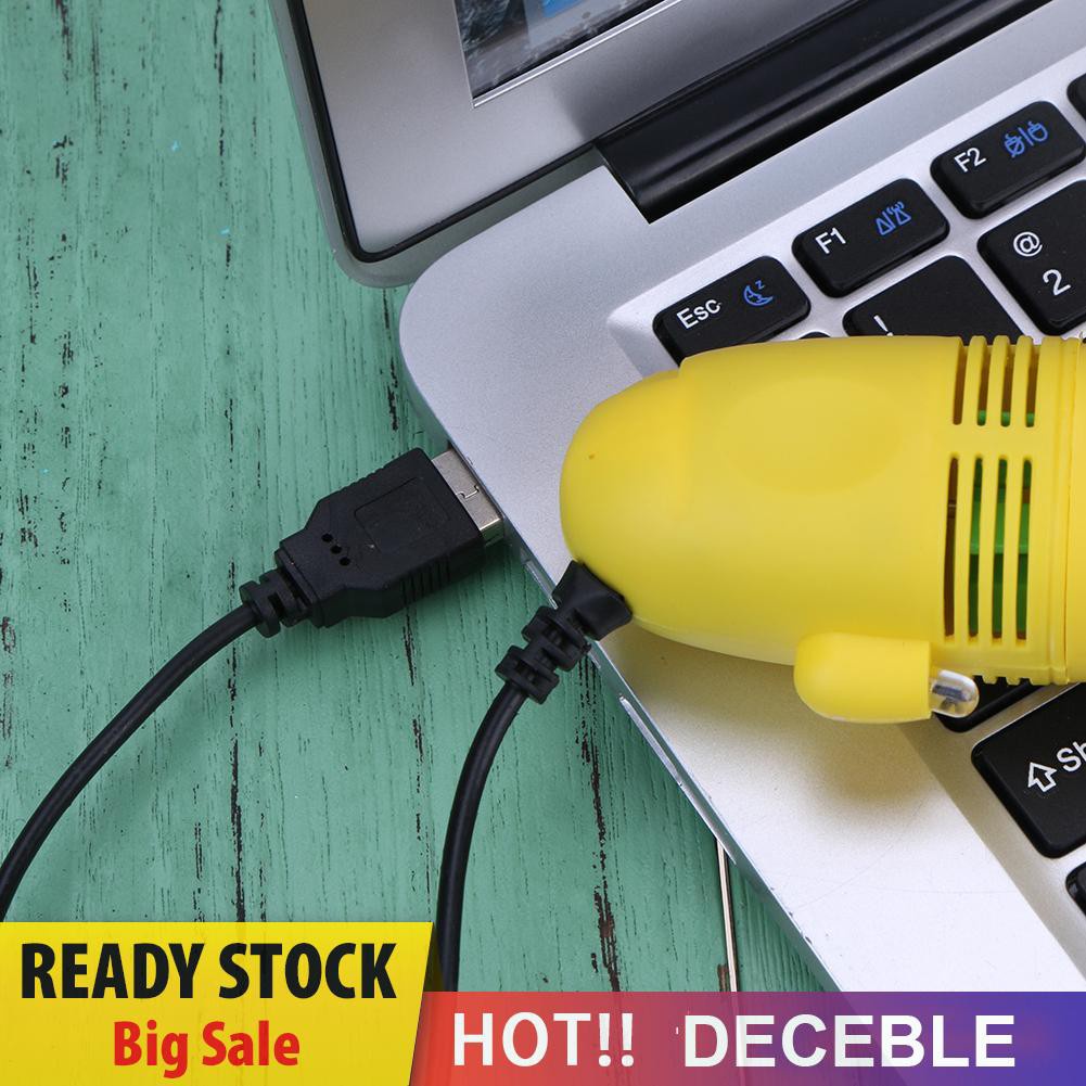 Máy hút bụi USB nhỏ gọn vệ sinh bàn phím màu sắc ngẫu nhiên tiện dụng cho máy tính laptop/để bàn