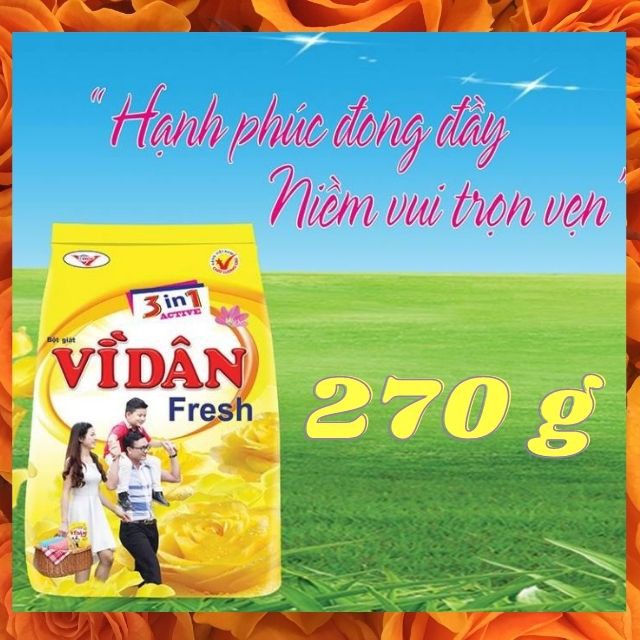 Bột Giặt Fresh 270g – Siêu Sạch