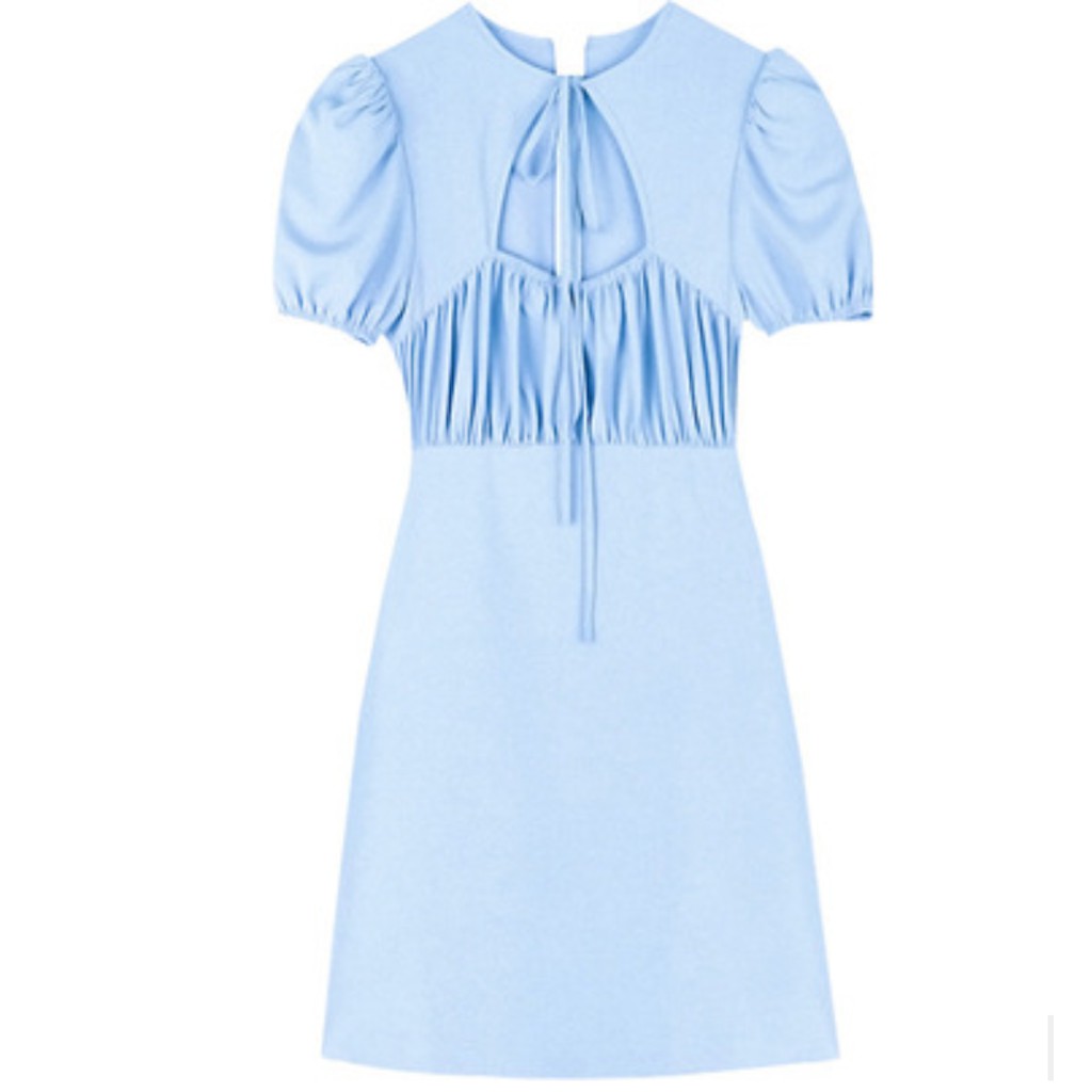 [Khai trương ĐỒNG GIÁ 109k] Váy ngắn thời trang mùa hè cổ nơ phong cách châu Âu