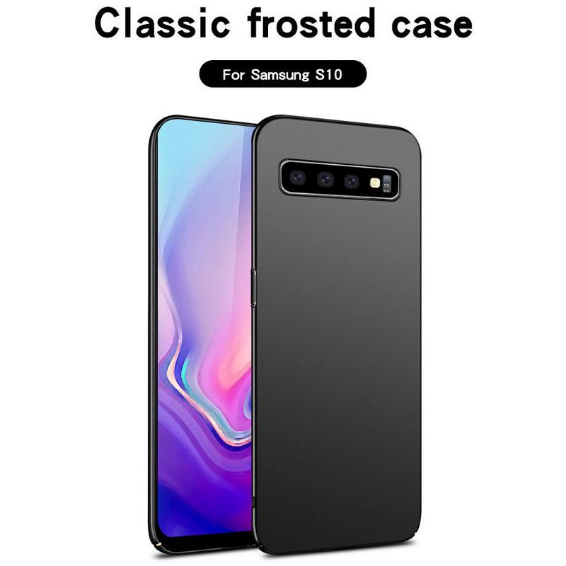 Ốp điện thoại PC cứng siêu mỏng mặt nhám cho Samsung Galaxy S10 Plus S10e Note 10 Pro Note 10+ Note 9