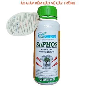 Áo giáp kẽm cho cây trồng zn phos giúp cứng cây,dầy lá- chai 500ml nhập khẩu châu âu
