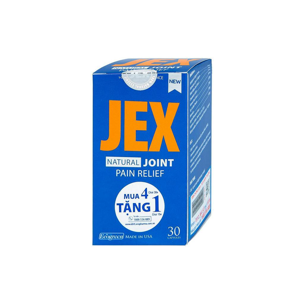 Viên uống JEX MAX hỗ trợ tăng cường tái tạo sụn và xương khớp hộp 60 viên & 30 viên