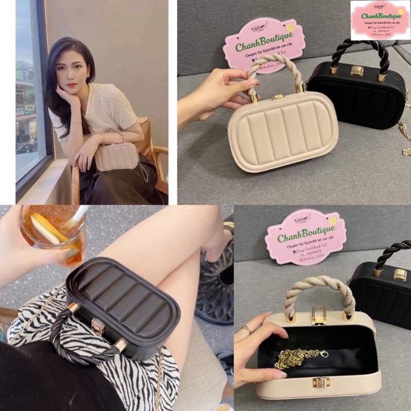 Túi cốp da mềm dây xoắn đủ màu dễ thương vừa ĐIỆN THOẠI(ảnh chụp thật )