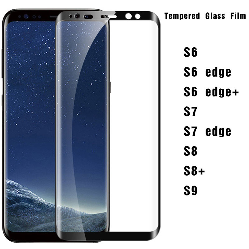 Kính Cường Lực 9d Chất Lượng Cao Cho Samsung Galaxy S6 S7 Edge S6 Edge + S8 + S9 Plus S9 +