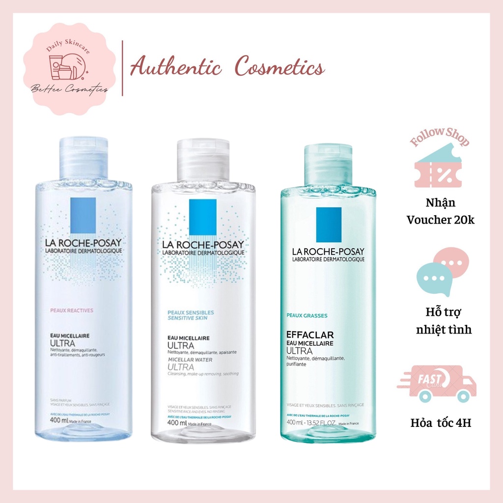 NƯỚC TẨY TRANG LA ROCHE POSAY MICELLAR WATER ULTRA 400ML