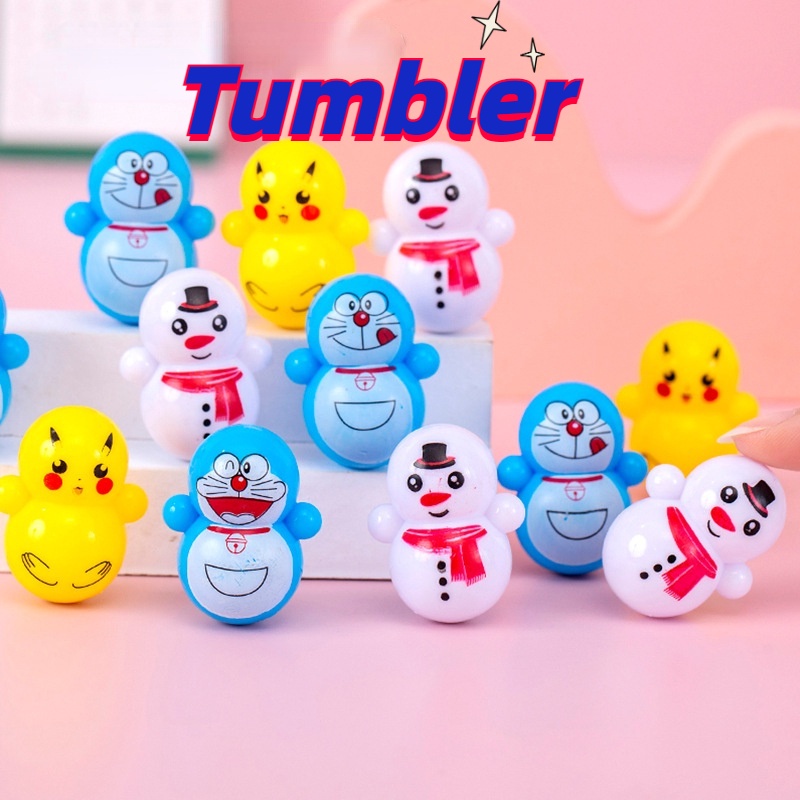 Đồ Chơi Lật Đật Mini Hình Mèo Máy Doraemon Vui Nhộn Cho Bé