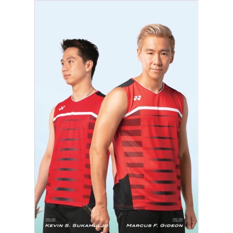 Áo Cầu Lông Yonex Kevin/Gideon - Đôi Nam Cầu Lông Số 1 Thế Giới Dùng Trong Tập Luyện và Thi Đấu Cầu Lông