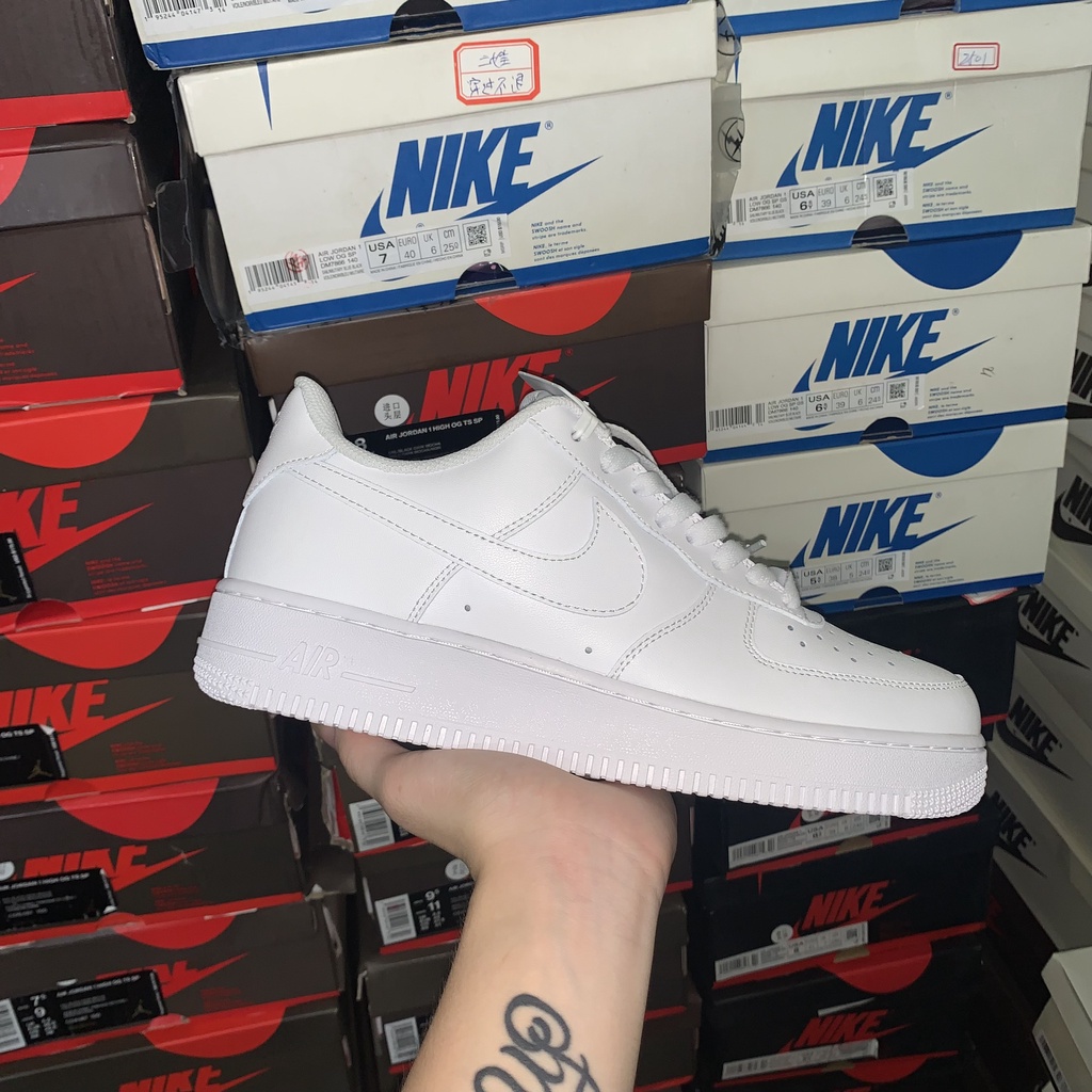 Giày sneaker Air Force 1 Low White ,Giày AF1 Full Trắng
