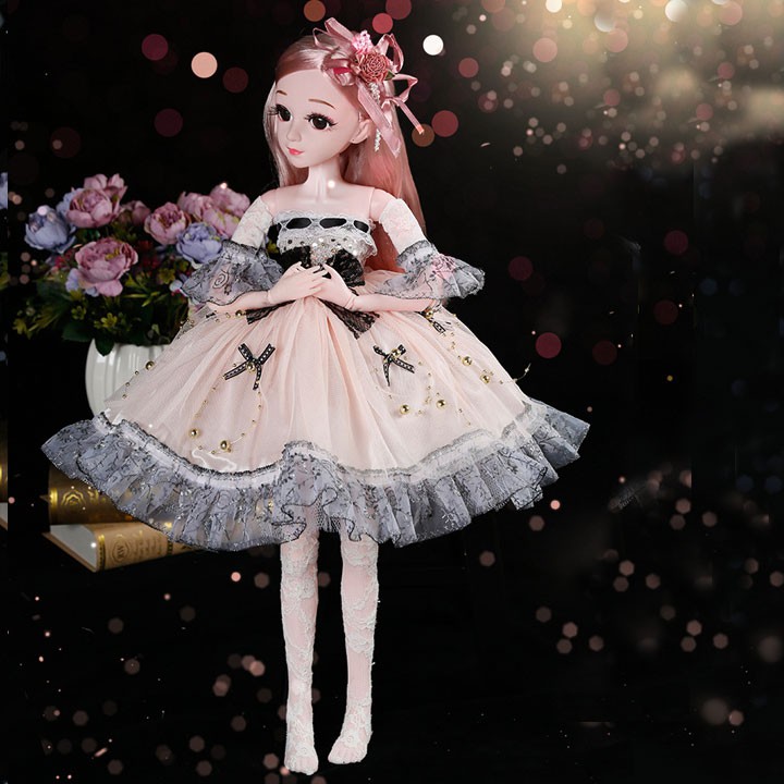 Búp bê Barbie cao cấp BBCC005 búp bê cao 60cm