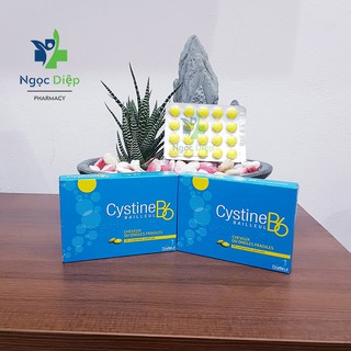 [ Hàng Pháp] CystineB6 hỗ trợ rụng tóc và loạn dưỡng móng Hộp 1 vỉ /20 viên nhập khẩu chính hãng