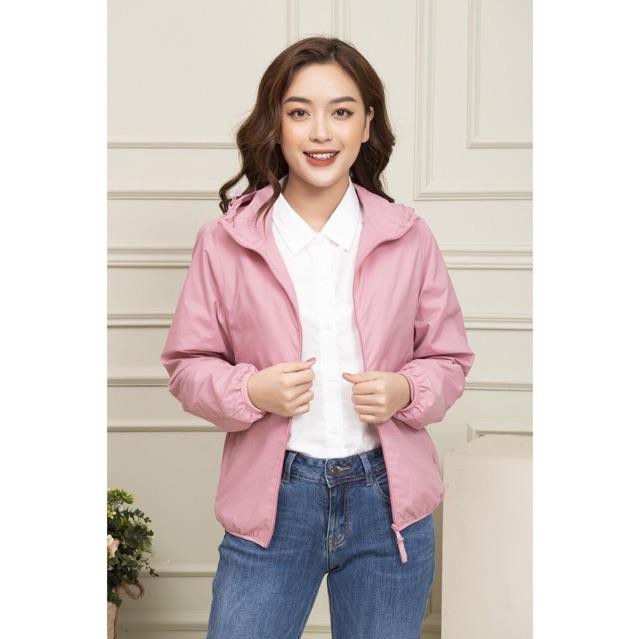 áo gió hai lớp (kèm túi cuộn )