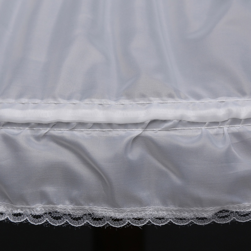Oneri Áo Khoác Dài Nửa Bàn Chân Màu Trắng Bằng Vải Petticoat In Hoa Cho Bé Gái