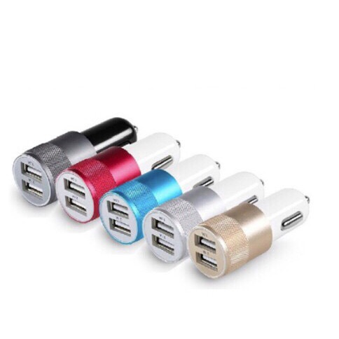 Củ sạc nhanh 2 cổng USB DC 3.1A chuyên dùng cho điện thoại / laptop trên xe hơi 88154 KOREA STORE 88