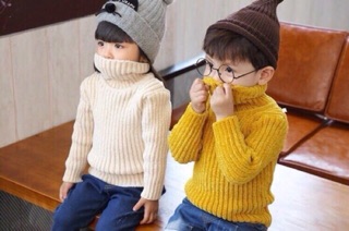 Combo Áo len cổ lọ cho bé