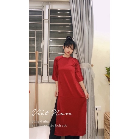 Áo dài lụa LAMIA