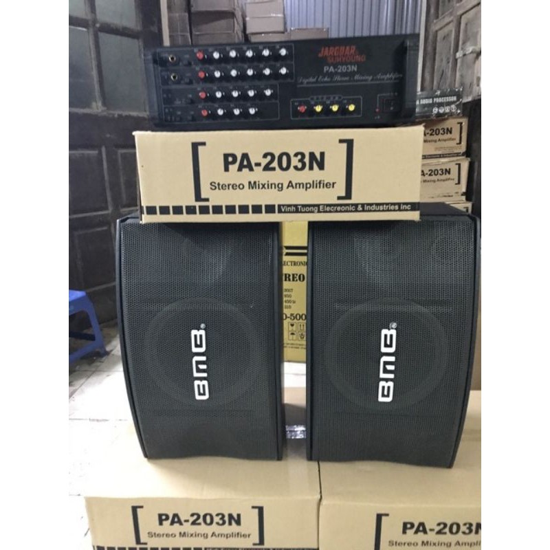 [SIÊU RẺ] Bộ dàn hát karaoke, nghe nhạc hay, công suất lớn, giá lại rất rẻ: Amply Jarguar 203N + loa