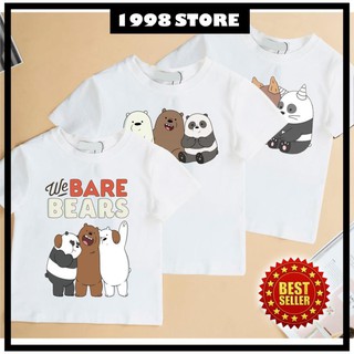 Áo 3 con gấu we are bear dành cho bé trai bé gái đủ size