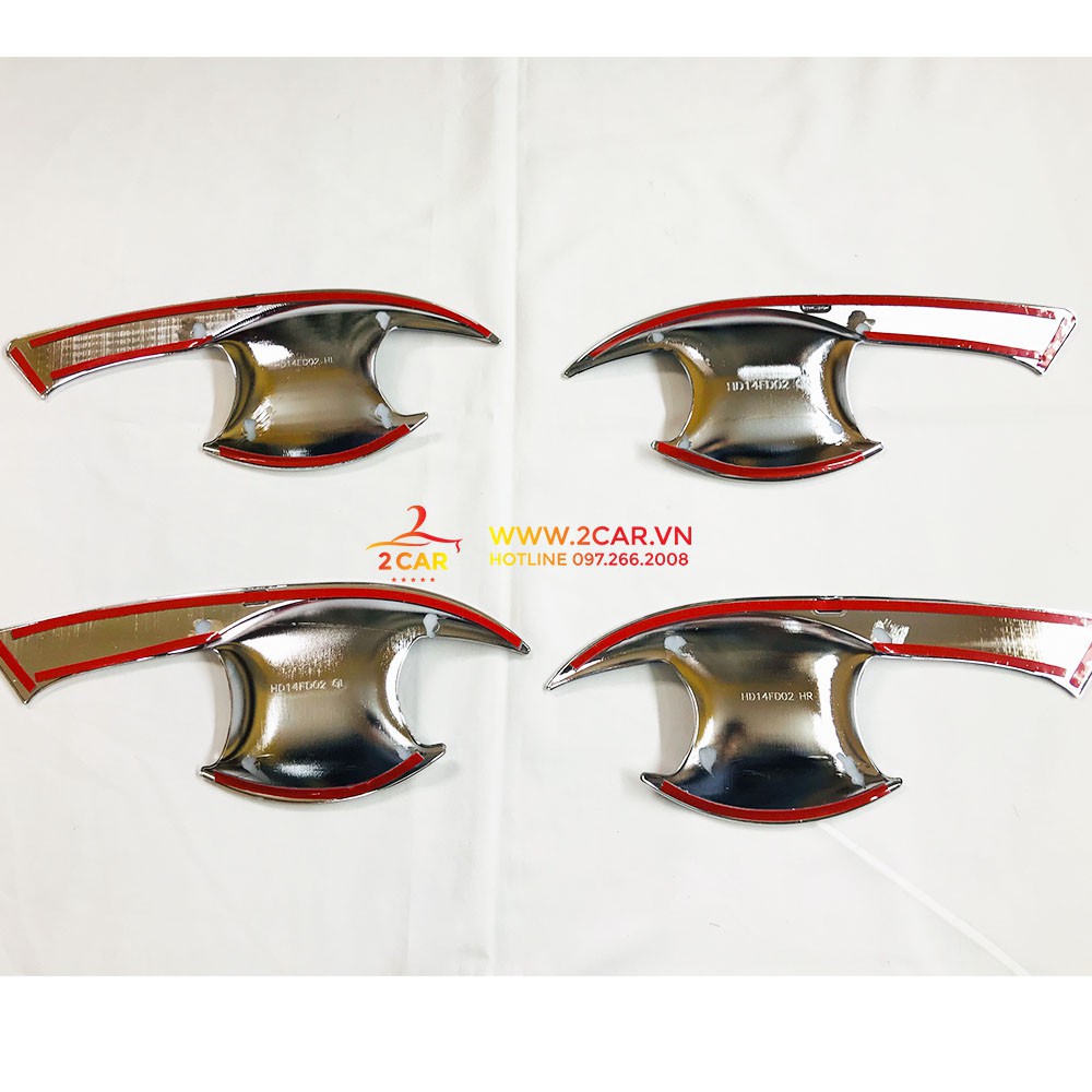Bộ ốp tay nắm, hõm cửa xe Honda City 2015-2020, 2021 mạ crom cao cấp