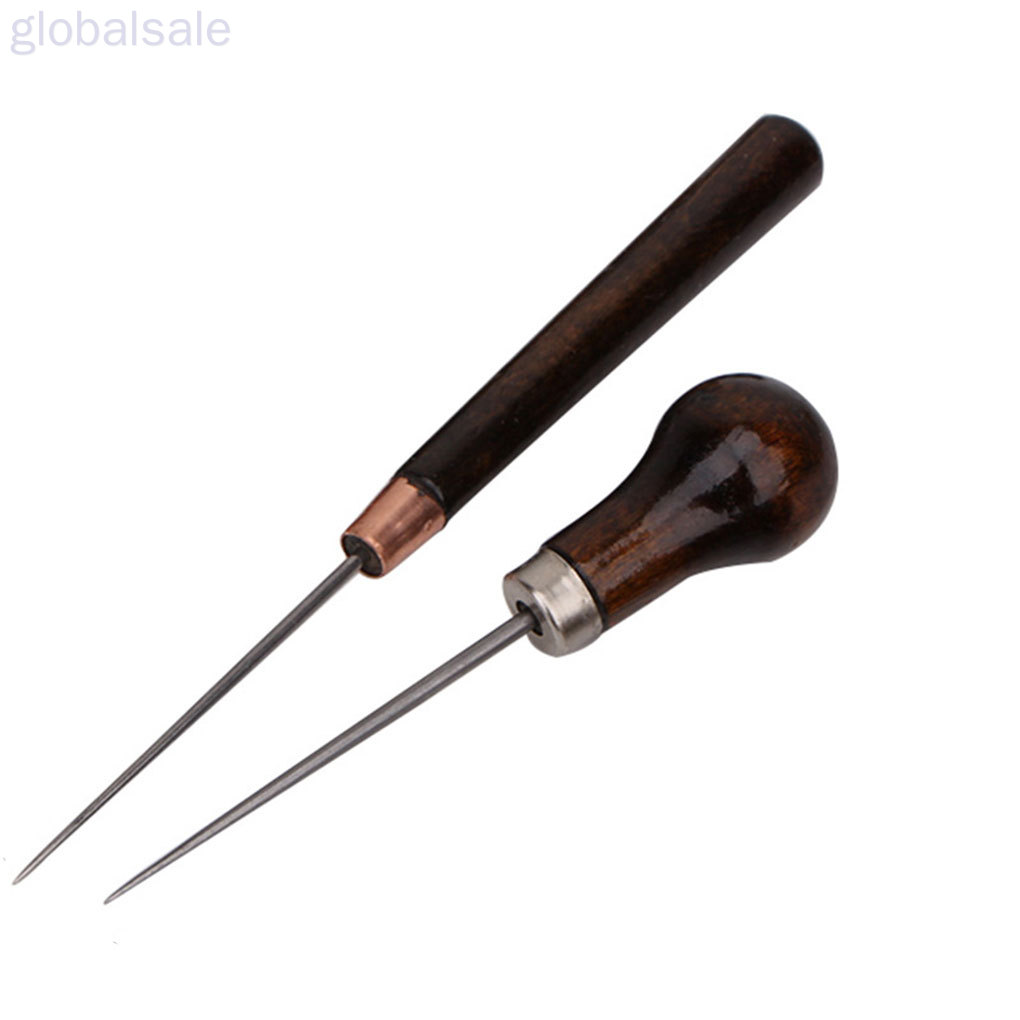 Set 2 Dùi Đục Lỗ Vải Da Cán Gỗ