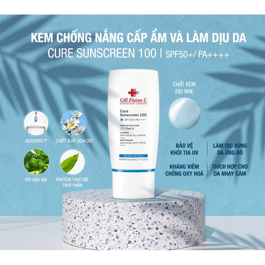 Kem Chống Nắng Hàn Quốc Cell Fusion C Cure Sunscreen 100 SPF50+/PA+++. Giá tốt