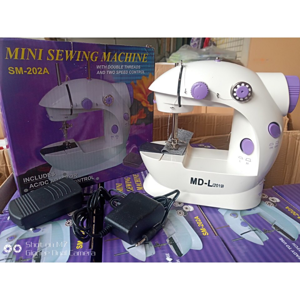 máy may mini gia đình có đèn led