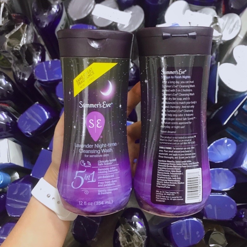 DUNG DỊCH VỆ SINH PHỤ KHOA SUMMER EVE 5 in 1 chai 444ml