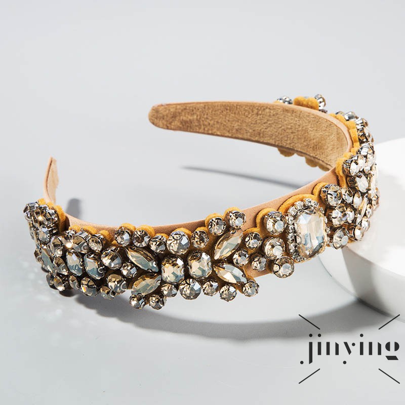 GETNOIVAS Băng Đô Đính Đá Nhiều Màu Thời Trang Cho Nữ