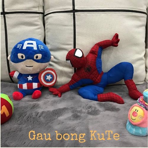 Gấu bông - Người nhện Spider man chiến đấu