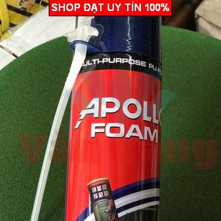 ( Keo bít trám khe hở vết nứt ) Keo bọt nở Apollo foam - keo dùng vòi, không độc hại và khả năng kết dính cao