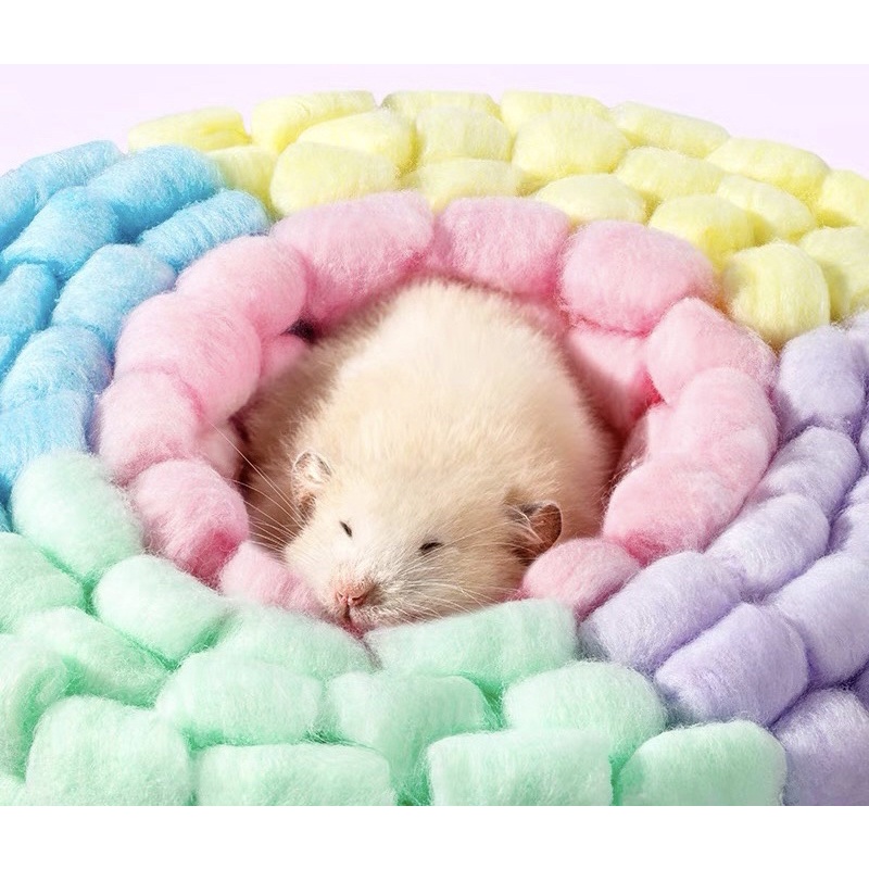 bông gòn candy cho hamster, sóc, fat tail, nhím,...