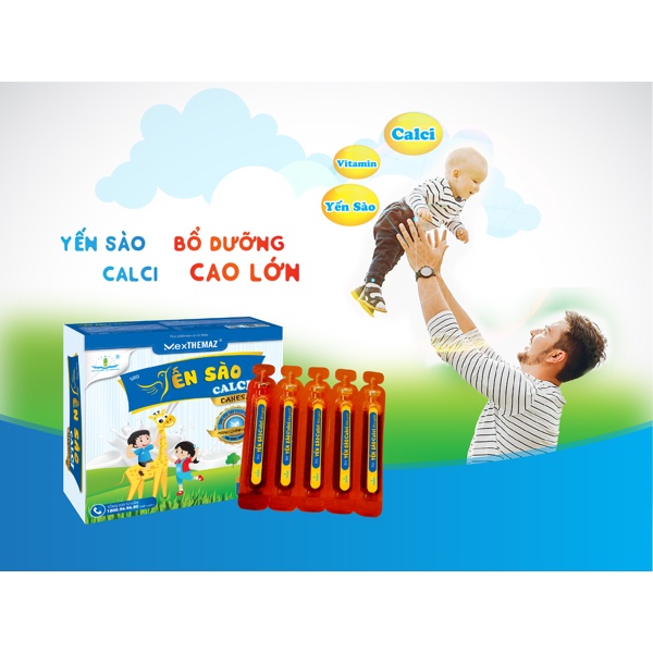 Siro Yến Sào Calci MAX GOLD - Hỗ trợ phát triển chiều cao ở trẻ