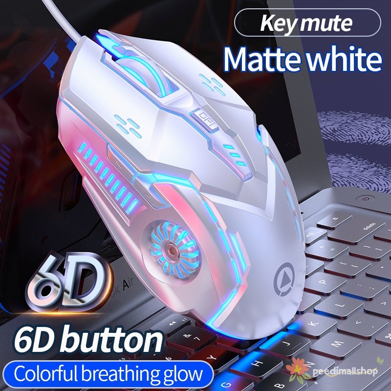 Chuột Máy Tính Chuột Máy Tính Chơi Game G5 LED 7 Màu Đẹp, DPI Khủng 3200 dùng cho Chơi Game Làm Việc Văn Phòng