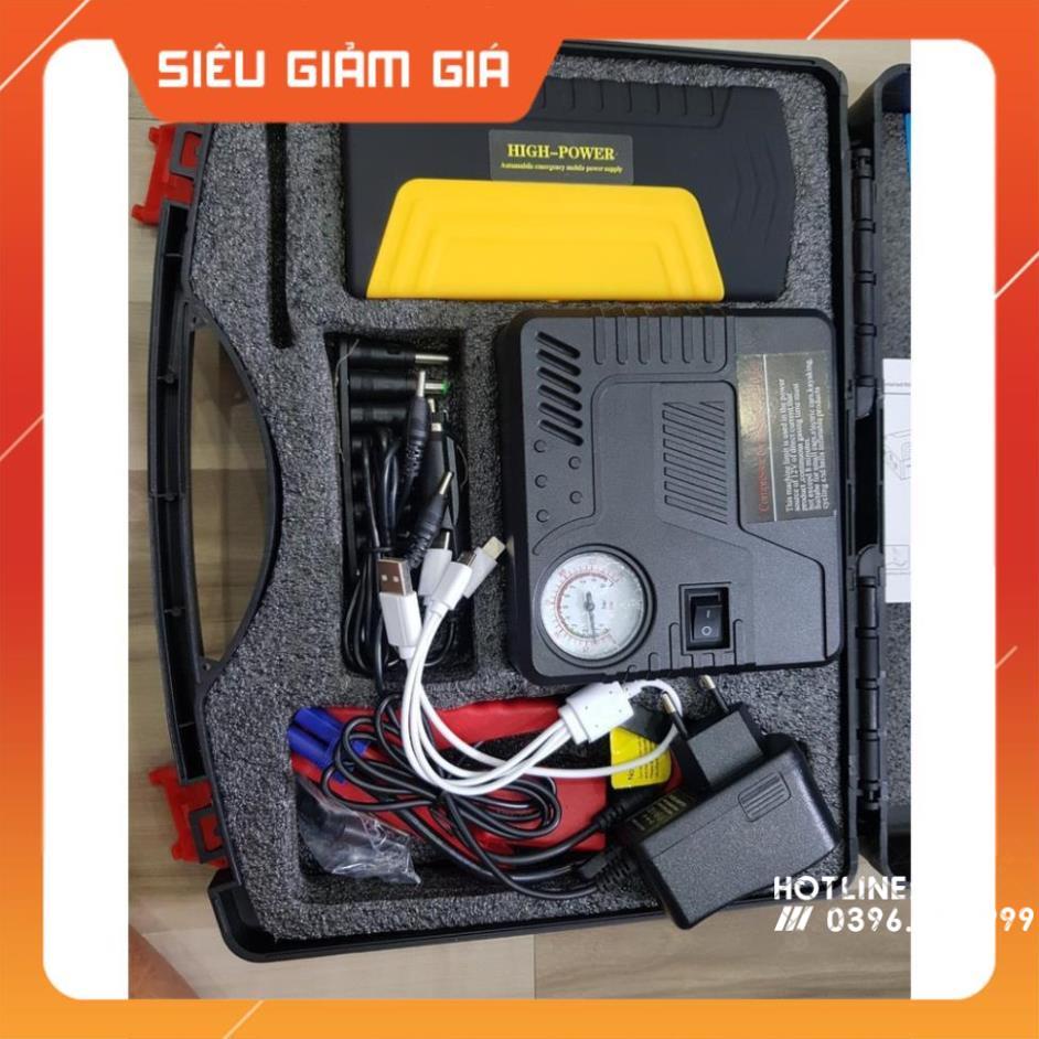 BƠM LỐP Ô TÔ,KIÊM KÍCH BÌNH CÓ KẸP ẮC QUY,CÓ ĐÈN ( Hàng Loại 1 )