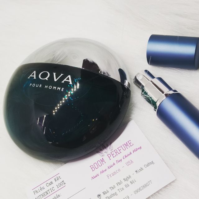 (Mẫu thử) Nước hoa nam Bvlgari Aqva Pour homme
