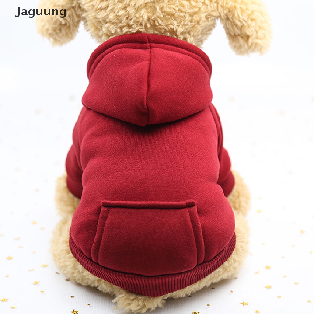 Áo hoodie vải lông cừu mềm màu trơn giữ ấm cho cún cưng chất lượng cao