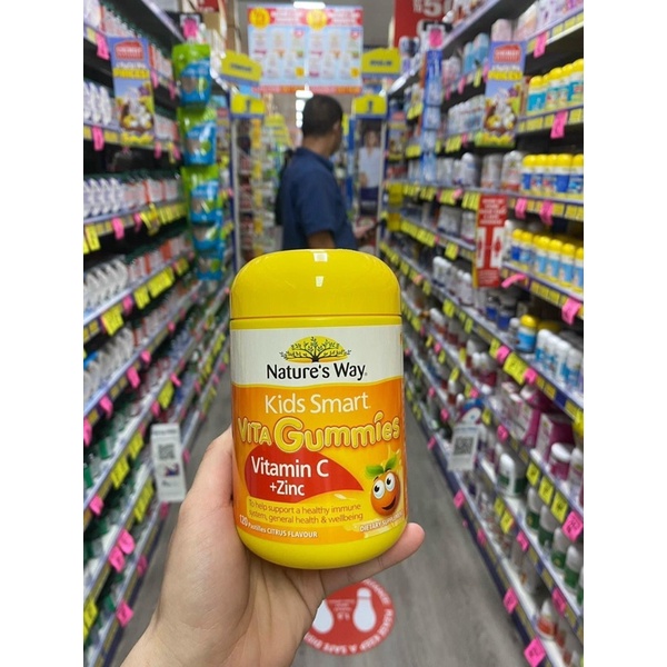 Kẹo Dẽo Vita Gummies Nature's Way Úc - Kẹo gôm bổ sung vitamin cho bé - 60 viên gum
