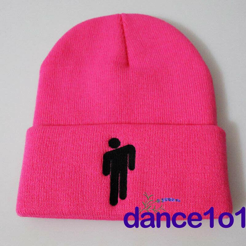 Mũ Beanie Dệt Kim In Chữ Billie Eilish Cho Nam Và Nữ